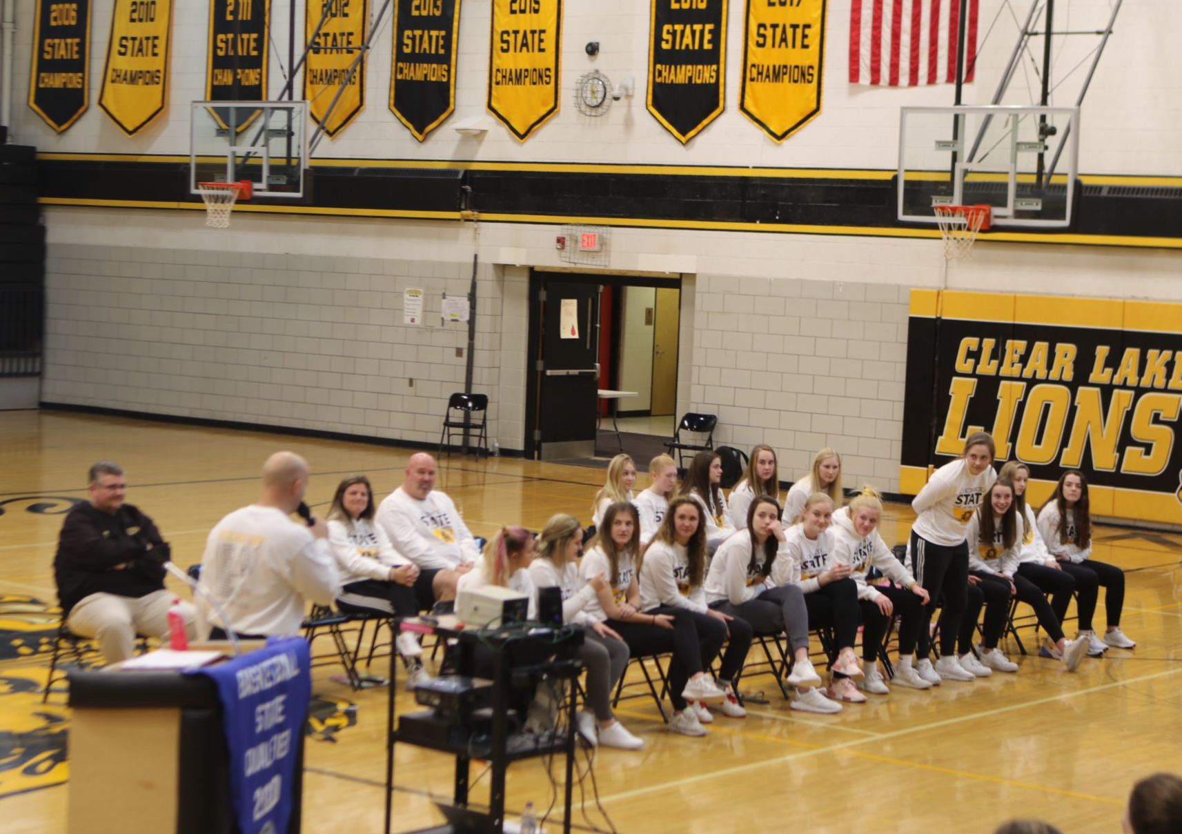 Clear Lake Girls Basketball state send-off